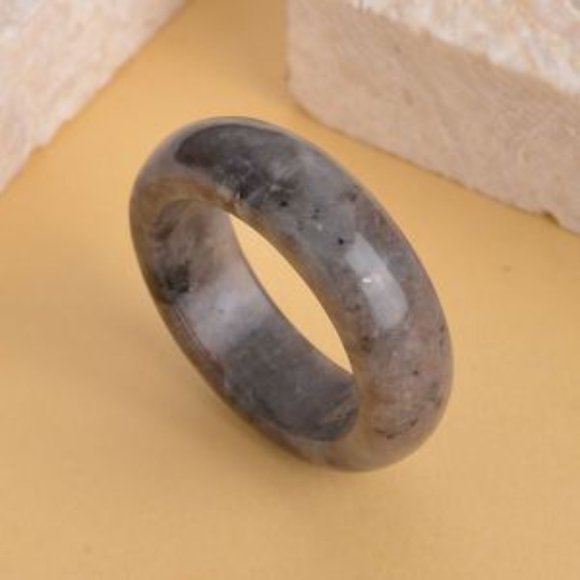 COPY - Natural Yooperlite Band Ring 9,   22.00 ctw - Picture 5 of 6